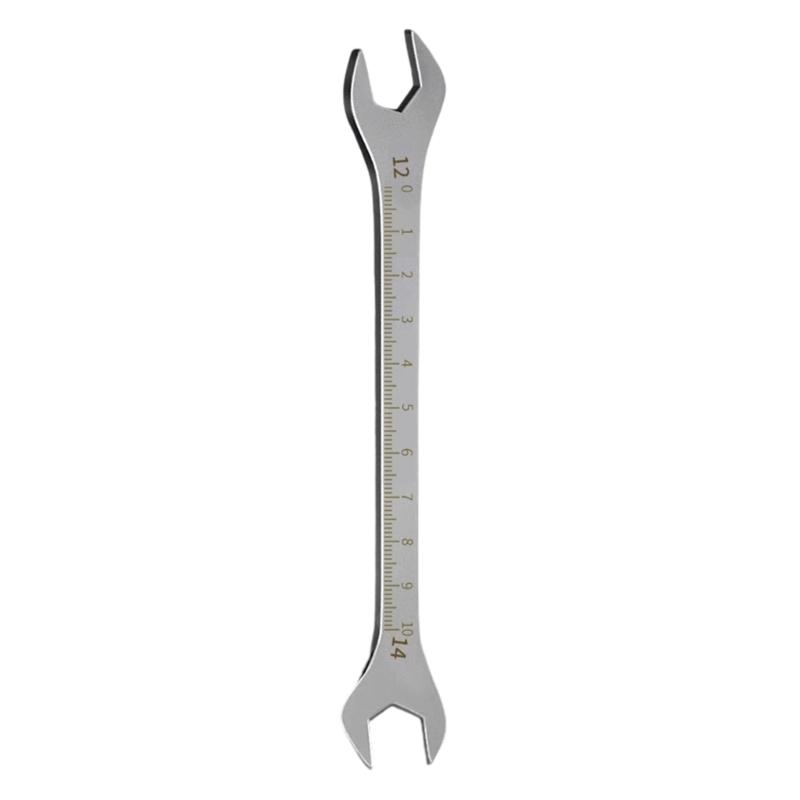 Thin Fastener Spanner with Markings Rust-Resistant for Home Repair, Maintenance Tasks, and Narrow Access Fastener Use