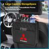 Car Storage Bag Multi-function Seat Back Storage Pocket Suspension For Mitsubishi Lancer Lancer ASX Outlander 2 3 Pajero Mirage Exzos Pajero 4