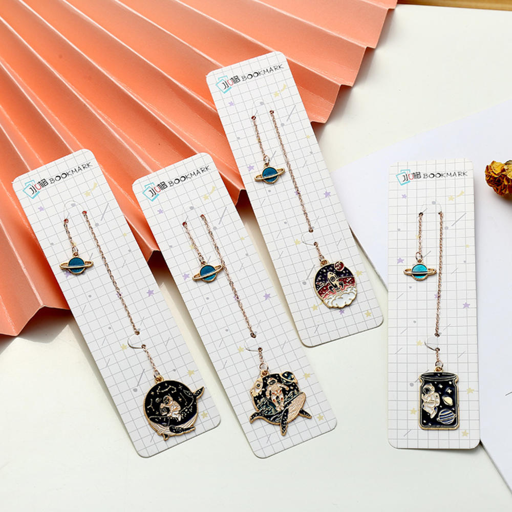 Flowers Butterfly Metal Bookmark School Supplies Book Page Accessories For Girls Kawaii Stationery Book Mark Separador De Libro