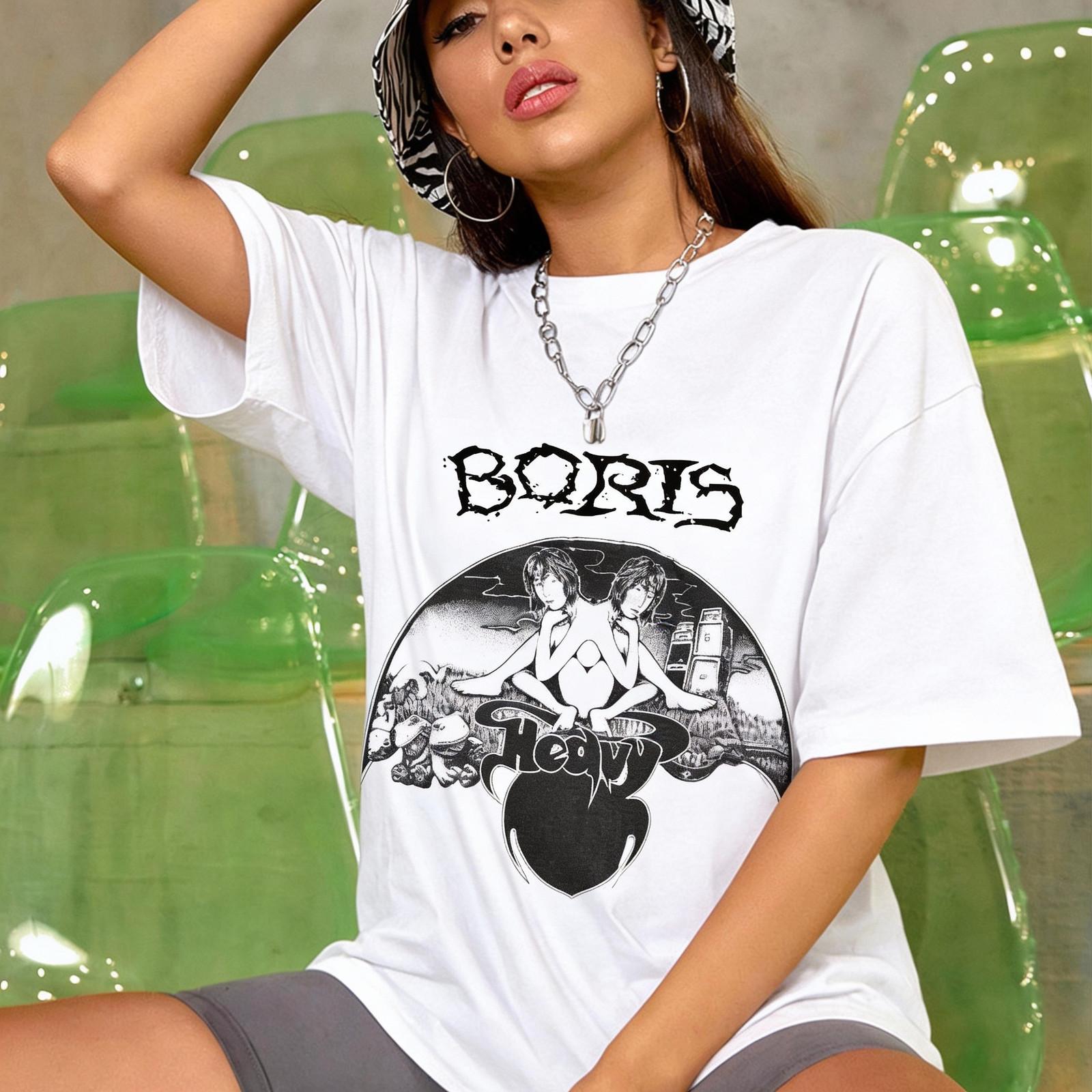 Boris Band Heavy White T Shirt FULL Size S-5XL XXXL