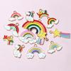 10pcs Cute Enamel Rainbow Charms Pendant Alloy Metal DIY Jewelry Making Accessories Findings for Necklace Earrings Bracelets