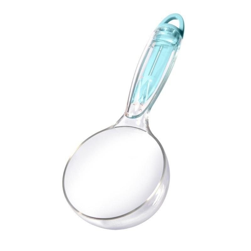 

Food Grade Plastic Pet Feeding Scoops Sealing Clip NonSlip Grip For Dry Wet Kibble Storage небесно-голубой