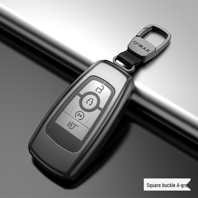 

Lincoln MKC MKZ Navigator Aluminum Alloy Car Key Shell & Buckle Cover