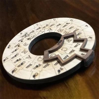 Circle Wooden Chords Τροχός, μουσικά όργανα και αξεσουάρ Εργαλείο μελωδίας για