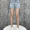 2026 New American Retro High-Waist Spicy Girl Slim Fit Denim Shorts for Women - Summer Style Hot Pants