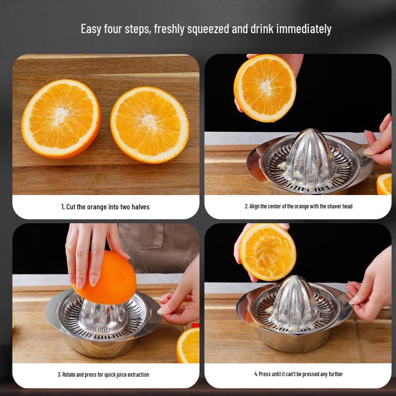Stainless Steel Manual Citrus Juicer