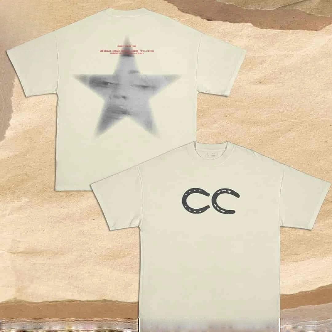 Beyonce Cowboy Carter Tour 2025 CCT Ghost Star Эксклюзивная двусторонняя футболка Высококачественная роскошь Для мужчин и женщин Топ Y2k M