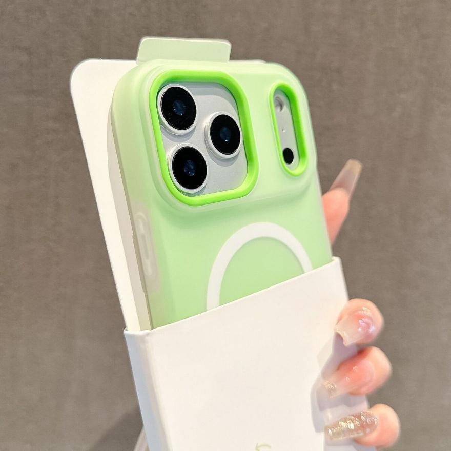 

Розкішний Цукерковий Колір 2в1 Для Magsafe Чохол Для Телефону Для iPhone 17 16 15 14 Plus 13 12 Pro Max Air Магнітний Бездротова Зарядка М який Чохол iPhone 15 Pro Max