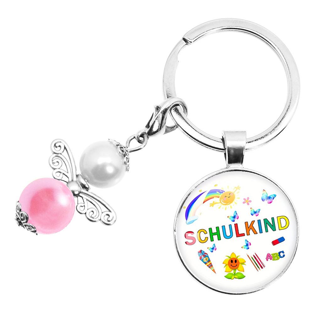 German Bee Angel Educator Back-to-School Schulkind Keychain Pendant Gift