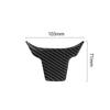 Car Interior Car Steering Wheel Stickers Trim Carbon Fiber Sticker Protective Decoration For Honda Civic 2016 2017 2018
