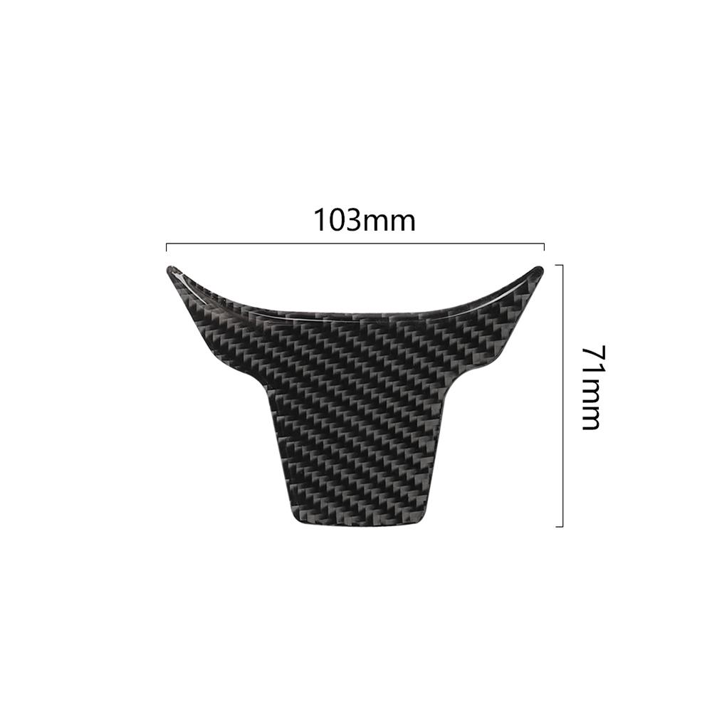 Car Interior Car Steering Wheel Stickers Trim Carbon Fiber Sticker Protective Decoration For Honda Civic 2016 2017 2018