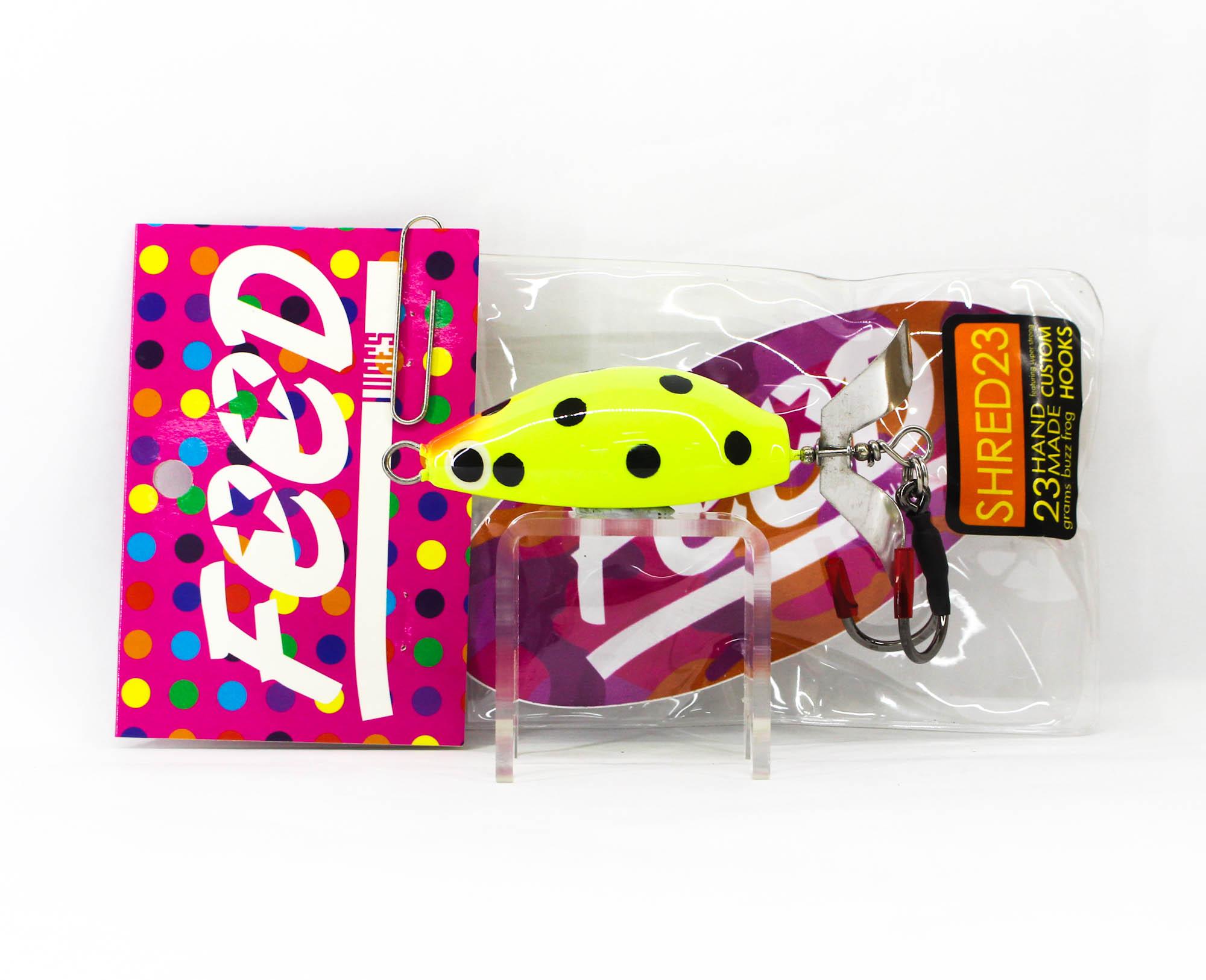 

Feed Lures Shred 23 Плавающая приманка ручной работы Buzz Frog 23 грамма 239 (9239)