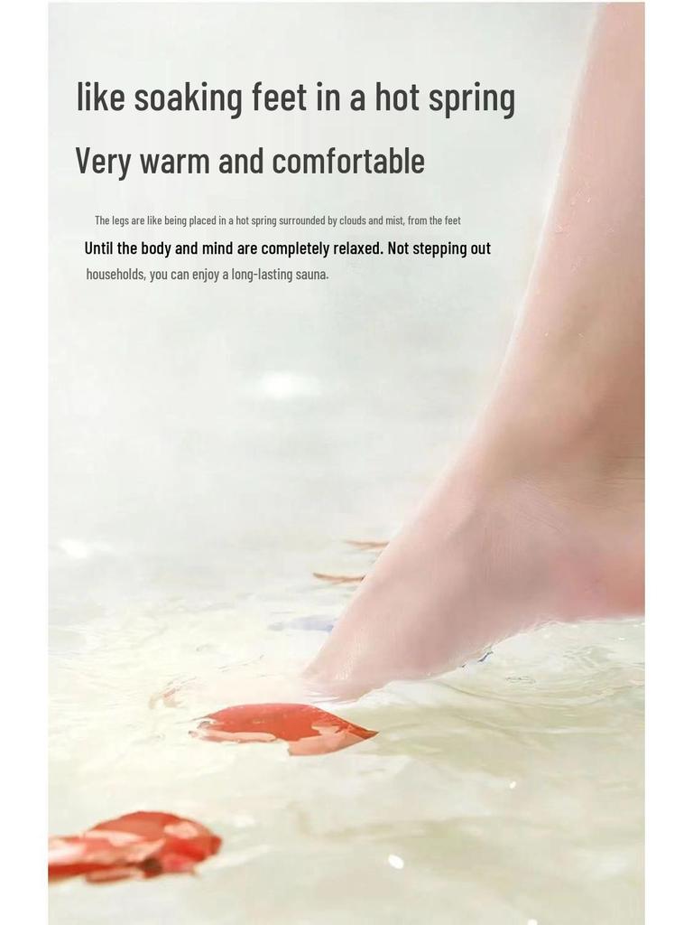 Draagbare Voetenbad Houten Emmer van Cederhout - Voetenbadkuip van Massief Hout