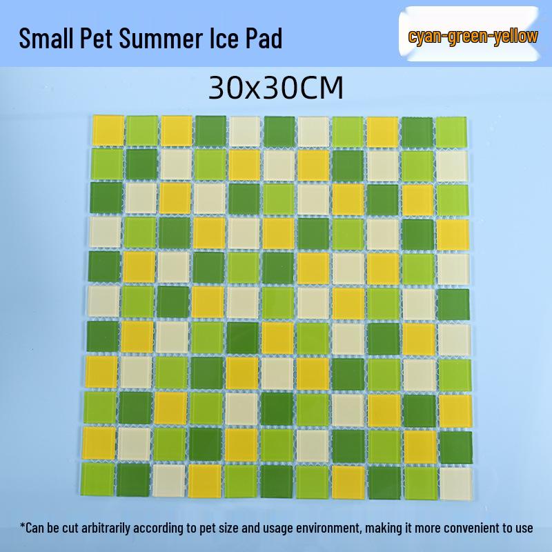 Aluminum Pet Cooling Pad for Rabbits and Hamsters - Summer Heat Relief and Insulation Sheet