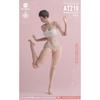 Tbmodel Worldbox 1/6 Scale Female Figure with Muscles and Joints, Cosplay Action Figure Set, AT210 (White Skin)