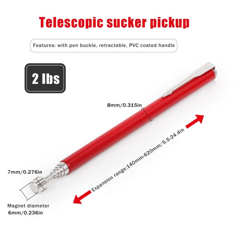 

С подсветкой Выдвижной магнитный стержень Портативный сборщик-присоска 2/5/8/10 фунтов 2LB