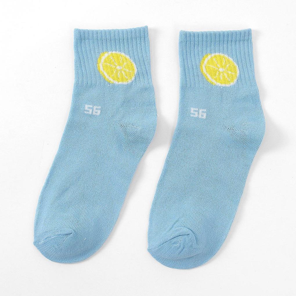 20 Paar erfrischende Frucht Damen Mittelgewichtssocken für Studentinnen