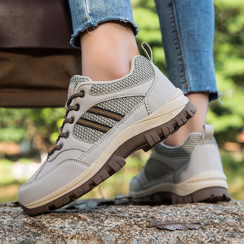 TUINANLE Zapatillas de Senderismo para Mujer Zapatillas de Exterior Resistentes al Desgaste Hombres Zapatillas de Trekking Caminar Caza