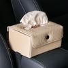 Seat Back Hanging Car Seat Tissue Box Armrest Box Paper Napkin Box  Auto Accessories