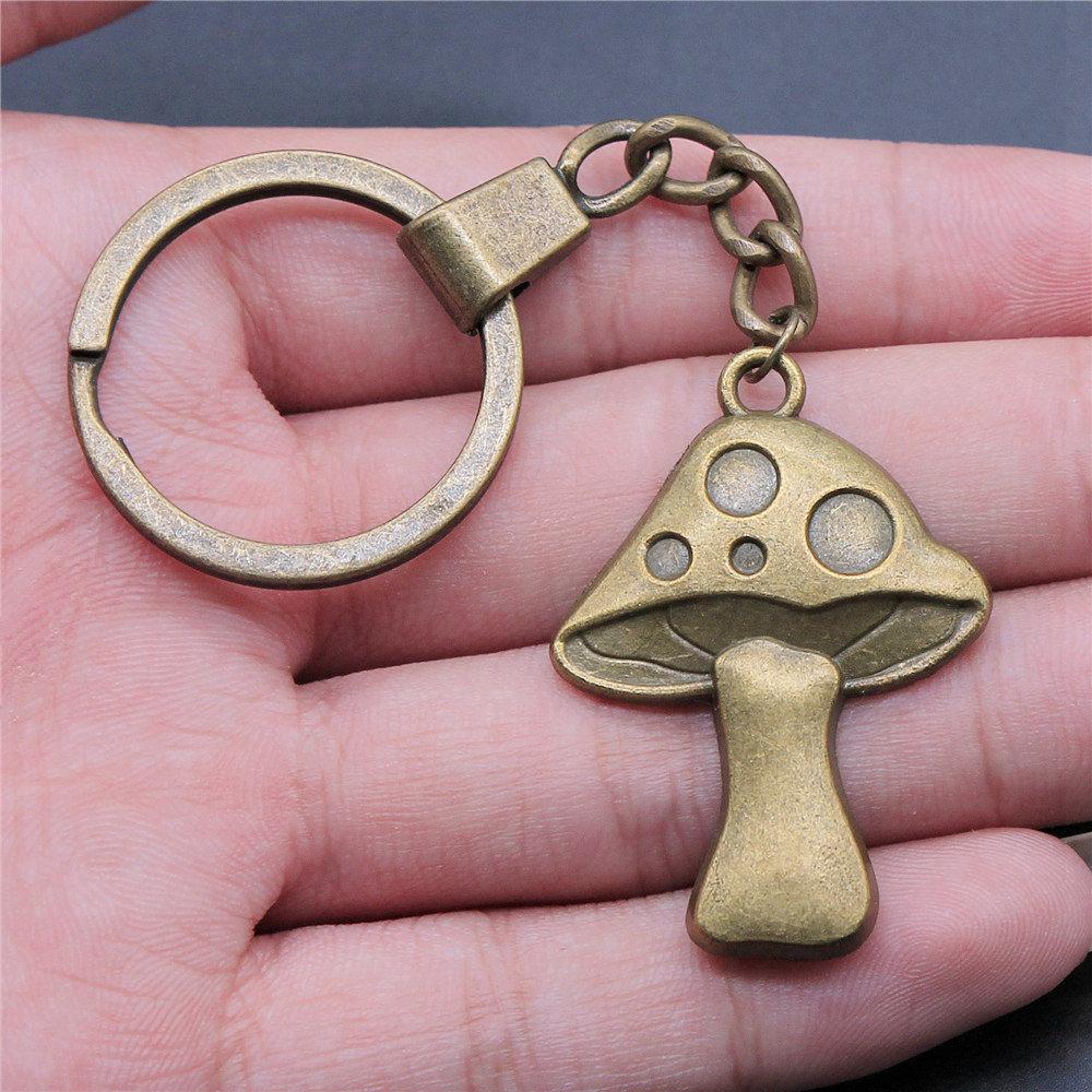 Tree of Life Nature Growth Pendant Antique Bronze Metal Keychain Trendy Gift for Nature Lovers