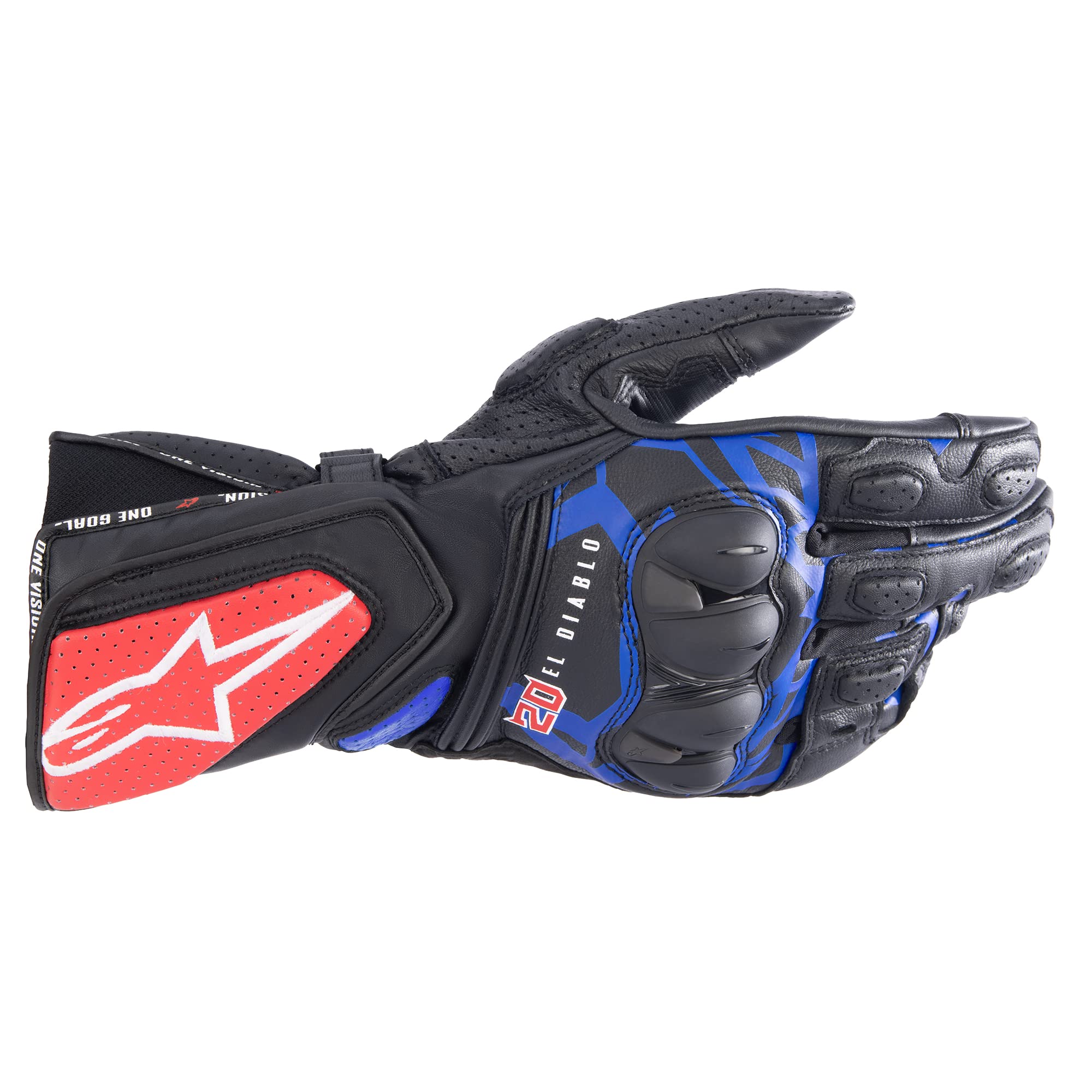 

Alpinestars Motorcycle Gloves FQ20 v3 Monster Gloves Black/Blue/Bright Red/Green (SizeXL) SP-8