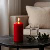 2x Red Pillar Candle 60 X 150 Mm