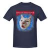 Piece Medicine Cat Funny  Cotton TShirt  Ibuprofen Cat Meme Tops Tees For Unisex