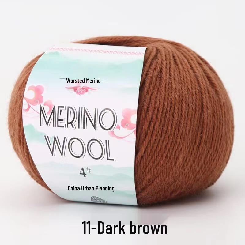 Chunky Merino Wool Yarn 50g for DIY Knitting & Crochet Sweaters and Scarves
