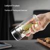 FUGUANG Double Wall Glass Tea Infuser Mug