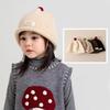Winter Warm Baby Knitted Hat Cute Pompom Infant Beanie Cap Korean Solid Color Kids Boy Girl Woolen Hats