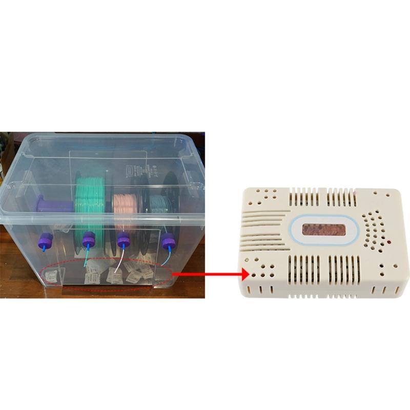 Filament Box Rechargeable Electronic Dryer Consumable Dryer 110-240V for 3D Printer Camera Pre-cision Instru