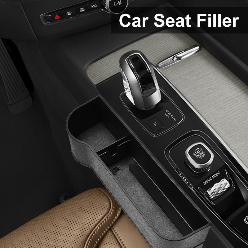 Car Seat Filler Organizer Between Front Seat Filler Organizer Cup Holder Auto Console Car Pocket For Mobile Phones Tablets Books