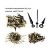 3-piece Watch Hands Black/Gold/Silver Aluminium 2035 Movement Watch Replacement Parts for 2035 Watch Movement Watch Maintenance