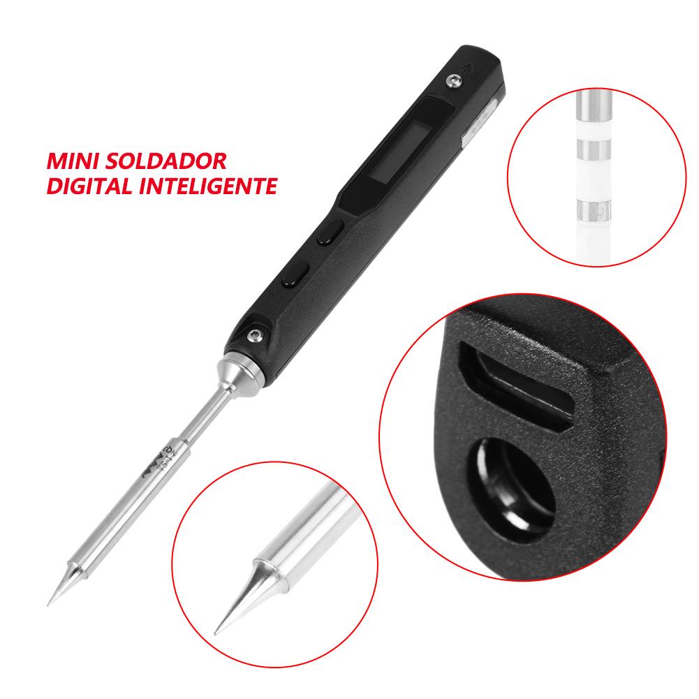 Buy TS100 DC 12V24V 65W Mini Portable Digital Electric Soldering Iron