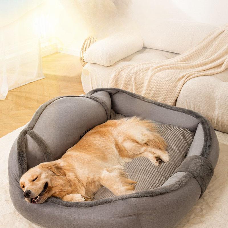 Dog Bed for All Seasons  Dog Bed for Large Dogs  Golden Retriever  Satsuma  Open Style  Removable and Washable Dog Mat  Pet Supplies