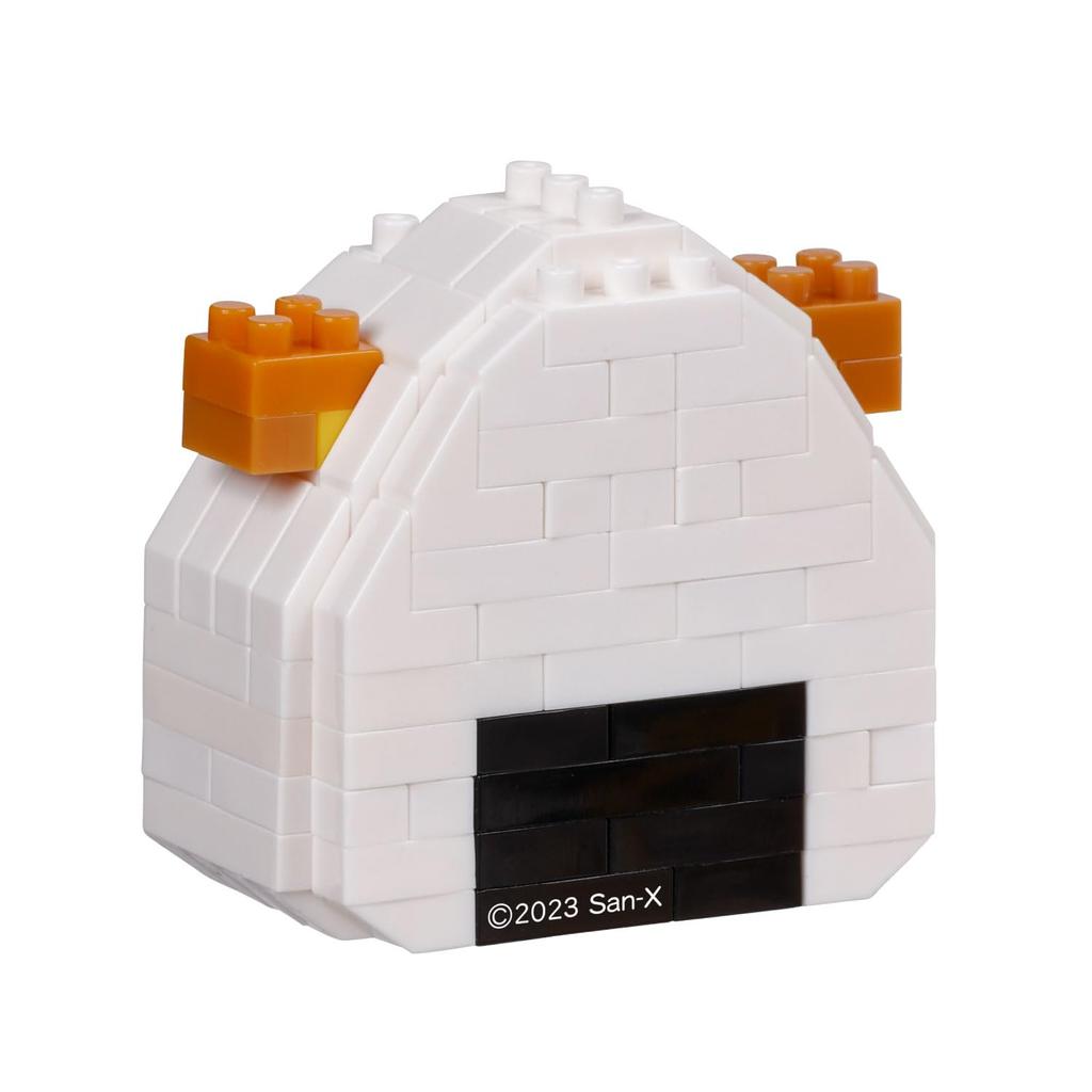 Kawada Nanoblock Rilakkuma 170 Pieces Rilakkuma for Ages 12 and Up (Rice Ball) NBCC_172