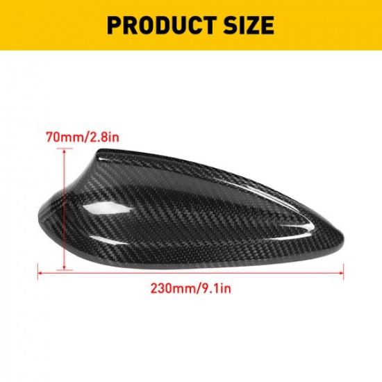 Fit BMW F30 F22 F32 F36 M4 F80 REAL CARBON M3 FIBER SHARK FIN ANTENNA COVER USA