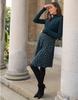 Casual Dress Knit Top Maternity Dress Green Dot [Seraphin] Women's XS(UK6)