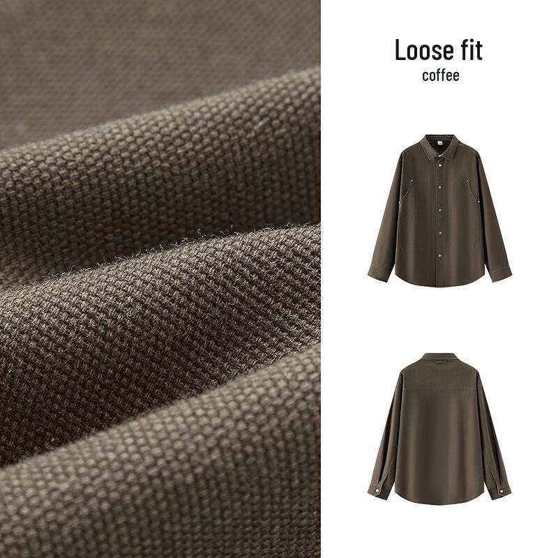 Semir Men's Loose-Fit Colorblock Long-Sleeve Shirt