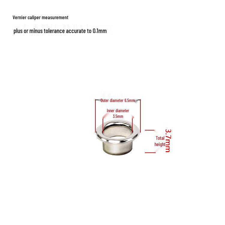 Iron Eyelet Button, Hollow Rivet, Metal Grommet for Light Box Cloth & Paper Tags