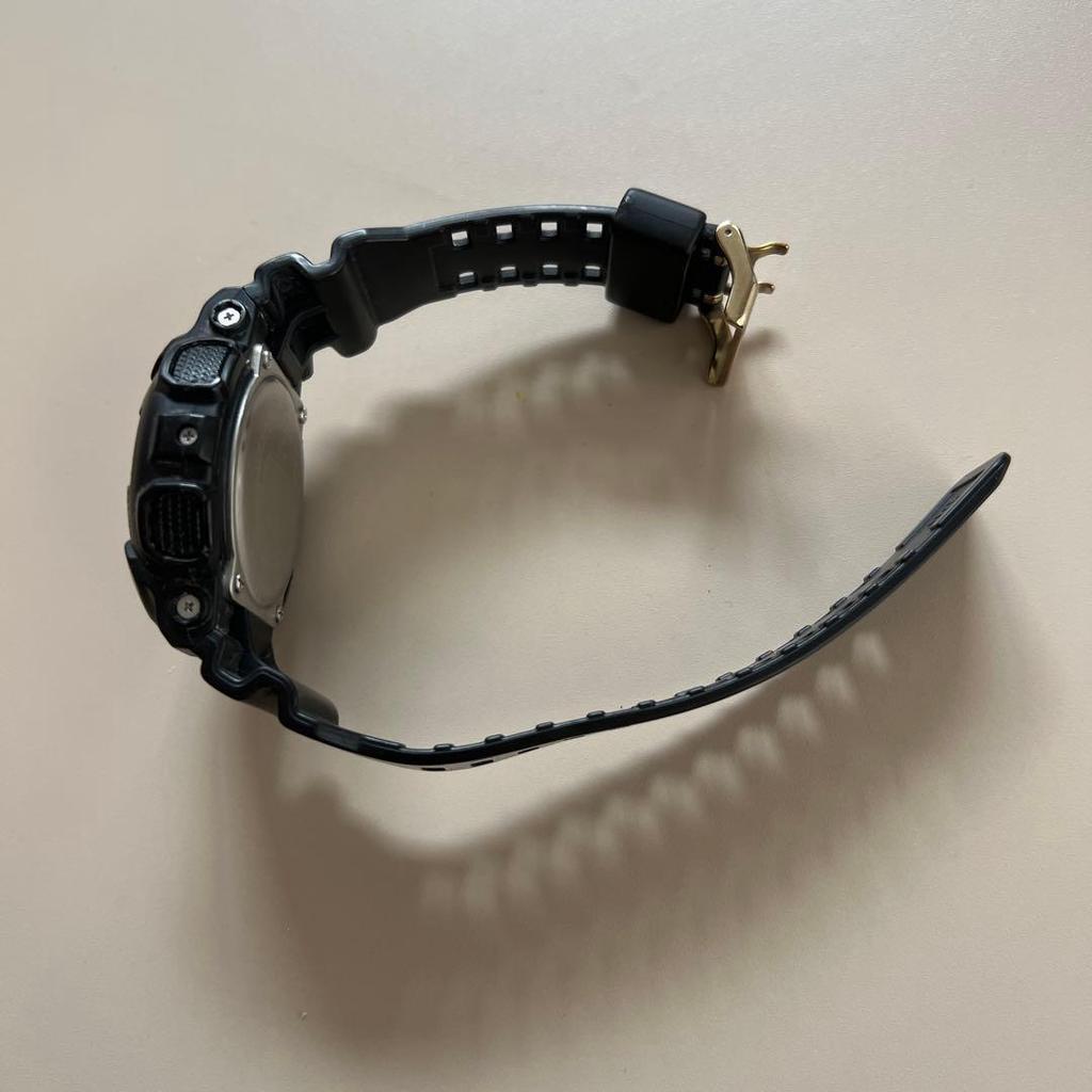 Used CASIO G-SHOCK Black X Gold Watch