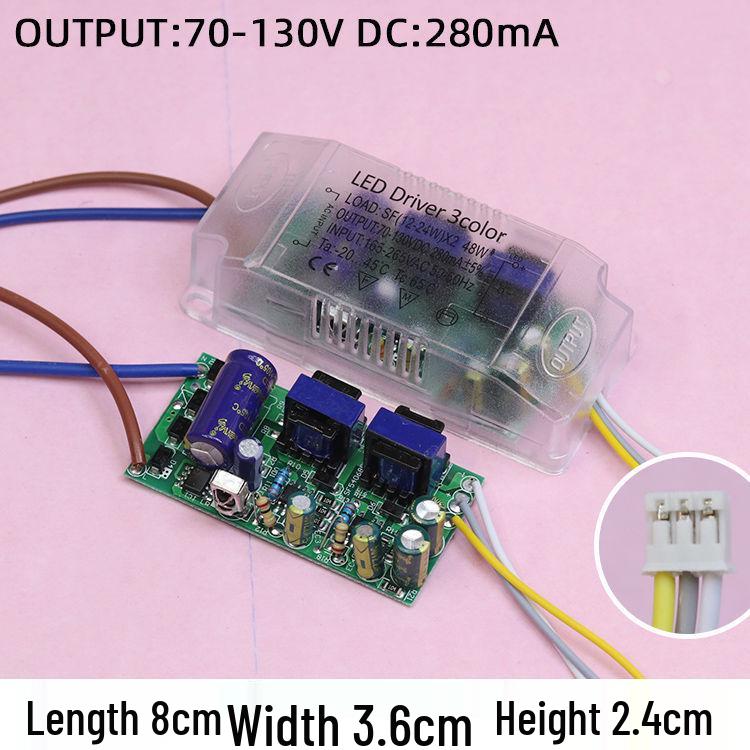 

Non-Dimmable LED Ceiling Light with Remote-Controlled Three-Stage Color Temperature Adjustment.