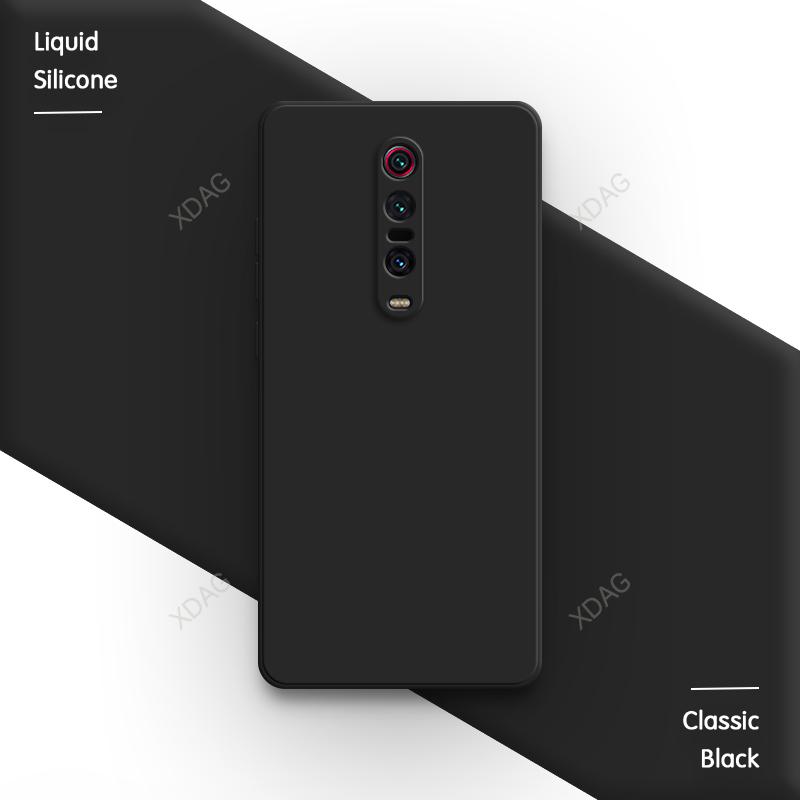 Candy Phone Case for Redmi K20 Pro Premium K20Pro Lens Protection Square Liquid Silicone Simple Soft Original Classic Back Cover