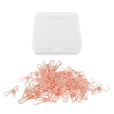 60 stuks Draad Knijpers Antislip Creativiteit Metaaldraad Uitgehold Utility Klemmen Kleding Ophangen