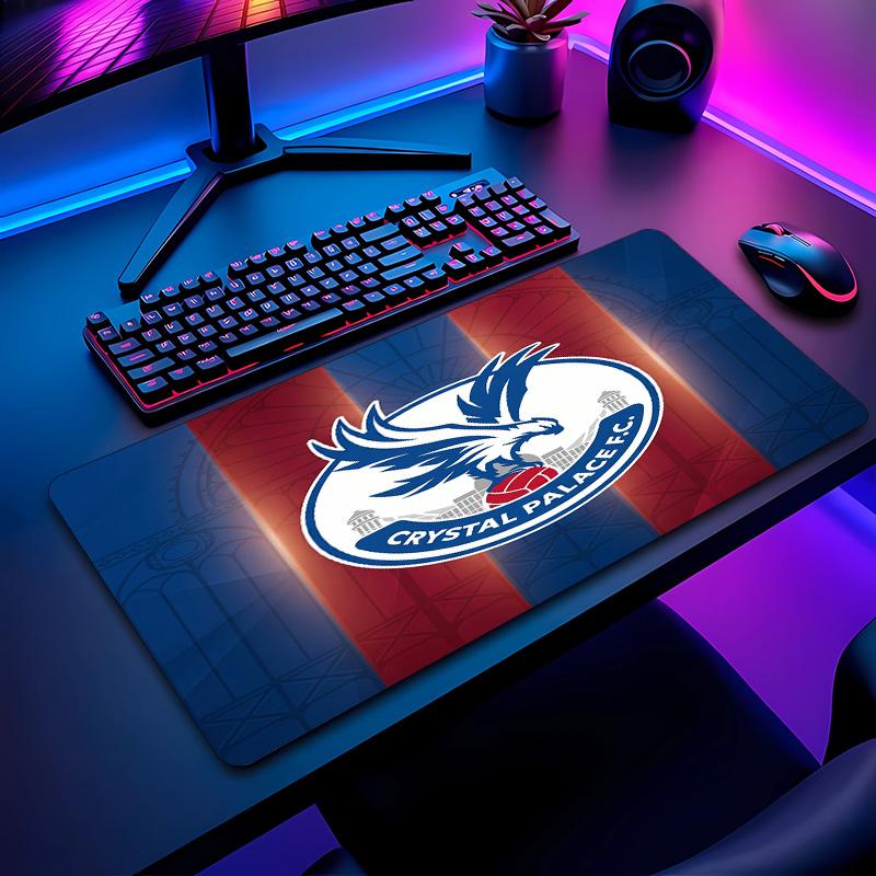 Crystal Palace Football Pattern Mouse Pad Non?Slip Rubber Base Gaming Mousepad For Desk Office Home