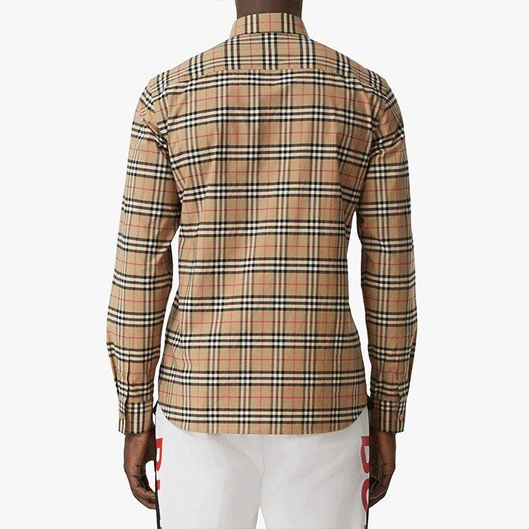 Burberry FW21 Shirt Men's Light Umber 8020966-A7028