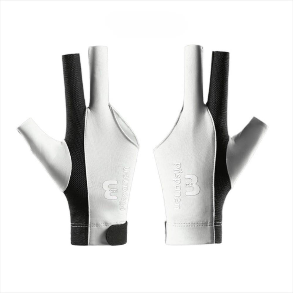 1Pcs Three Fingers Billiard Glove Anti-slip Training Glove New Snooker Glove  Fitness Accessories
