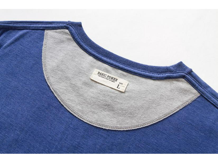 Solid Color Men's Short Sleeve Round Neck T-Shirt, Washed and Brushed, Available in Plus Sizes.