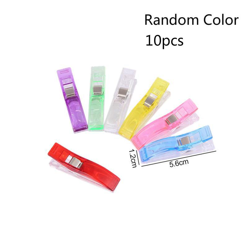 25PCS Sewing Clips Plastic Clamps Quilting Crafting Crocheting Knitting Safety Clips Assorted Colors Binding Clips Paper