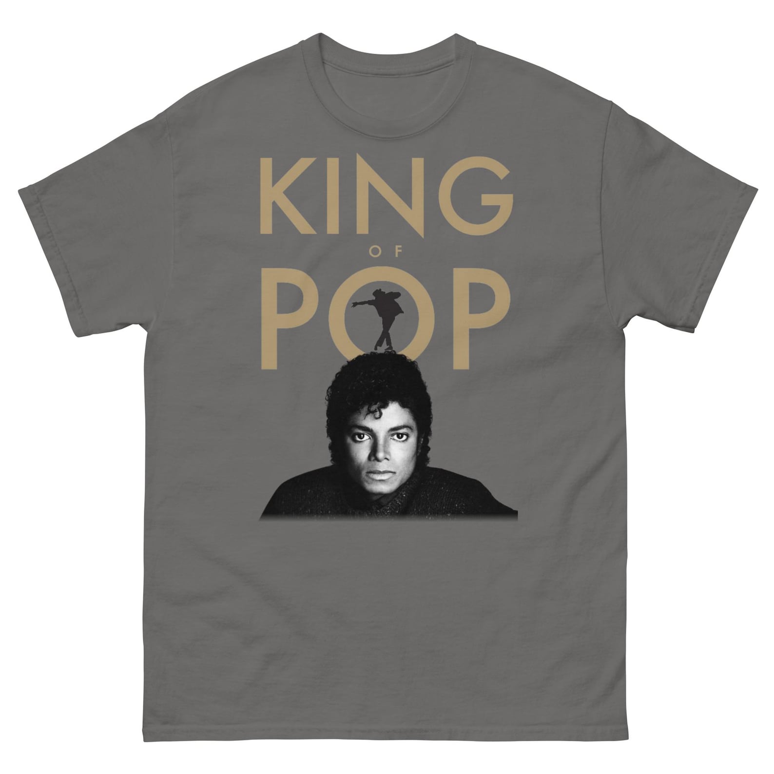 King of Pop: Michael Unisex Shirt – Celebrate the Legend! (Black) 2XL